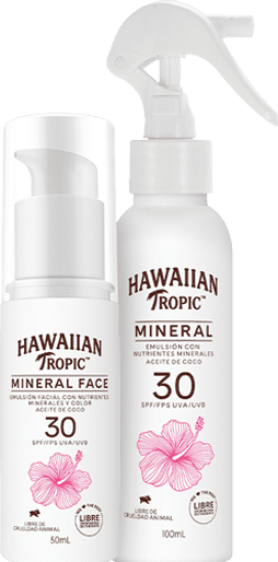 Protector solar mineral para todo tipo de piel uso diario | Hawaiian Tropic