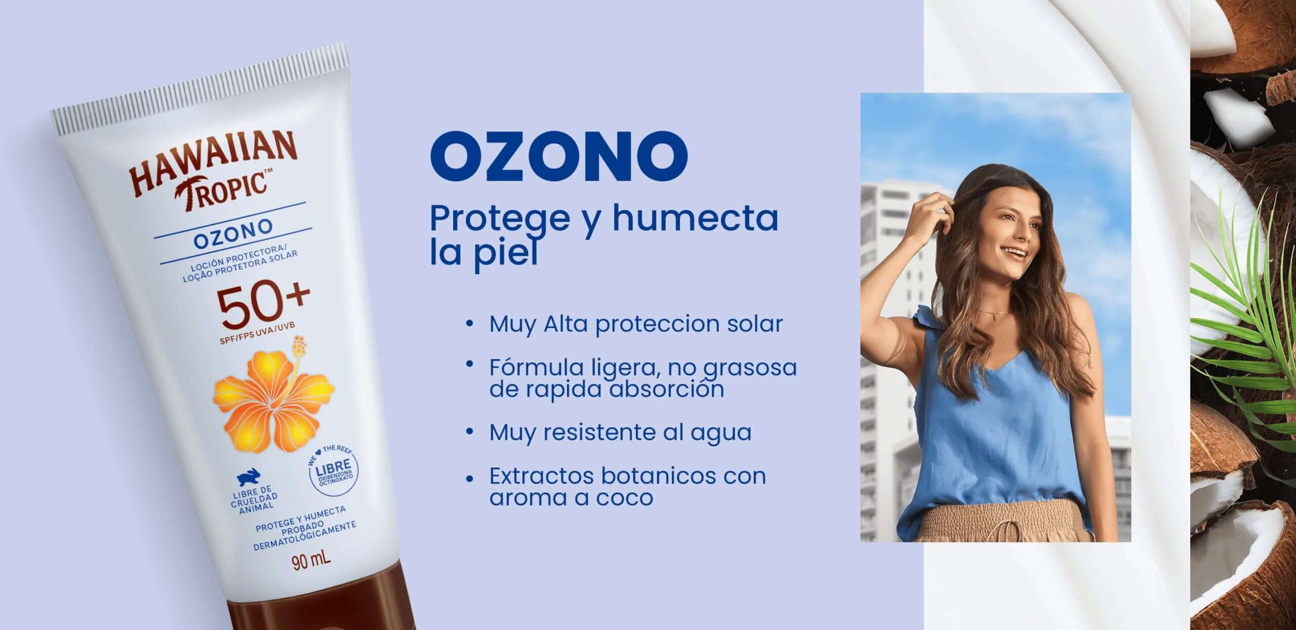 hawaiian tropic ozono interna
